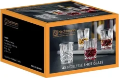 Nachtmann 100694 Noblesse Stamper Kristallglas, 55 Ml, H: 6,1 Cm, ø 5 Cm, Klar (4er Pack) -Kuechengeschirr 91c3ae3e3bb2f6936600cf4cf8e3a7c8