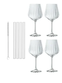 Nachtmann Gin&Tonic + 4 Glastrinkhalme 7574/8tlg. Tastes Good 103143 28 Nachtmann Gin&Tonic + 4 Glastrinkhalme 7574/8tlg. Tastes Good 103143 -Kuechengeschirr 92651edc72ab396ae323258bd4a1e65e