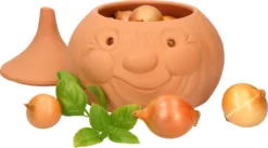 Mambocat Zwiebeltopf Onni Terrakotta Vorrats-Dose Mit Deckel Zur Aufbewahrung Von Ca. 900g Zwiebeln -Kuechengeschirr 9359602aaea74b5720a4d30a13e4e773 1