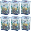 Lock & Lock Frischhaltedosen Set 6-teilig HPL809 Je 1,3 Liter