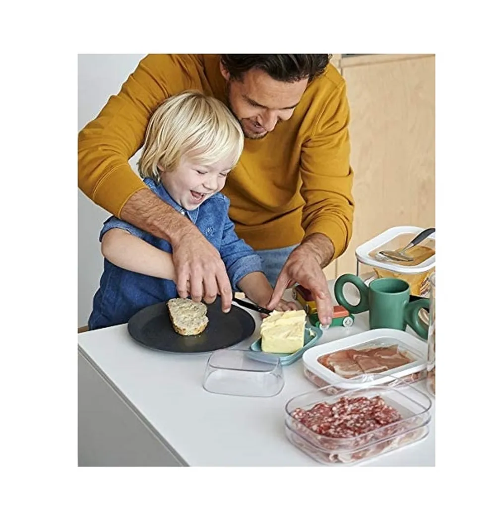 Mepal Kühlschrankdose Modula Aufschnitt 550/3 Weiß 4 Mepal Kühlschrankdose Modula Aufschnitt 550/3 Weiß – Bild 2