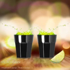 Schwarze Schnapsgläser Aus Glas 30ml (max. 40ml) Set 6 Teilig Wodkagläser Shotgläser -Kuechengeschirr 988c01276ffff315b8ed13e939151d84