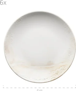 Mäser 931949 Tafelservice Ossia Für 6 Personen, Steinzeug, Weiß/beige (1 Set, 18-teilig) -Kuechengeschirr 993caa9bb59f1ff2c4cde08309e1bdbb