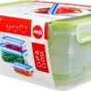 Emsa Frischhaltedose CLIP & CLOSE, 3er Set, 0,55/1,0/2,30 L, Farbe Grün -Kuechengeschirr 9a73f49d7405f17f2180c39ce83a56a2
