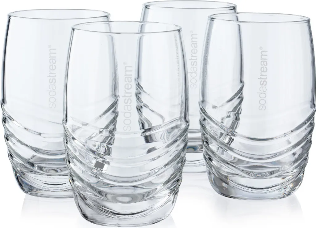 Sodastream Trinkglas 4er-Pack, Passend Zu Sodastream-Glaskaraffen 4 Sodastream Trinkglas 4er-Pack, Passend Zu Sodastream-Glaskaraffen – Bild 2
