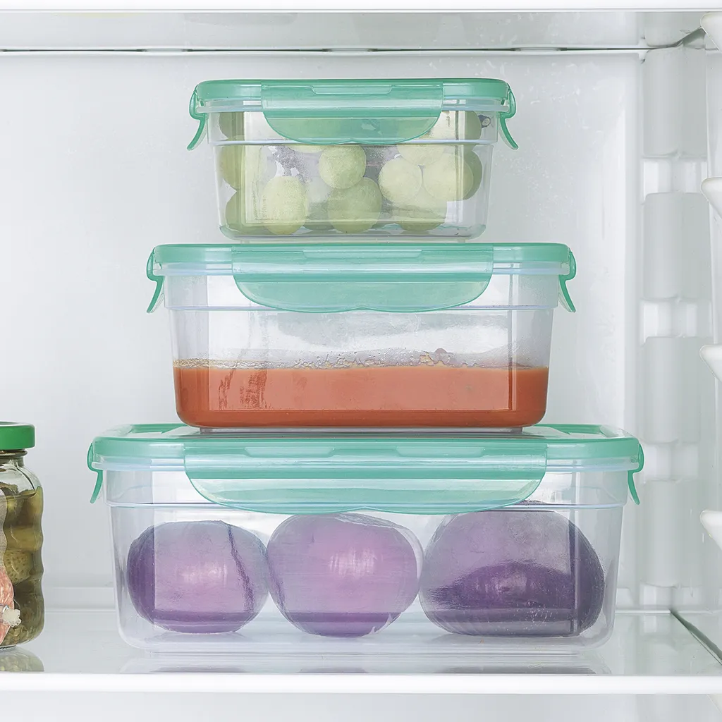 Frischhaltedosen Set Klick Gefrierdosen Lunchbox Deckel 14-tlg. Aquamarin 16 Frischhaltedosen Set Klick Gefrierdosen Lunchbox Deckel 14-tlg. Aquamarin – Bild 14