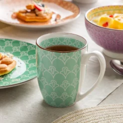 Vancasso Tafelservice Porzellan, Tulip Elegantes Geschirrset, 48 Teilig Kombiservice Mit Speiseteller, Dessertteller, Müslischalen Und Kaffeebecher Für 12 Personen -Kuechengeschirr 9b7a127eb62fa7d431b83be177b14796