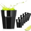 Schwarze Schnapsgläser Aus Glas 30ml (max. 40ml) Set 6 Teilig Wodkagläser Shotgläser -Kuechengeschirr 9c6bff283551b22d2e2cee6a63dc776b
