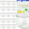 24er Set Weck Gläser 580ml Tulpengläser 1/2L Mit 24 Glasdeckeln Inkl. Gelierzauber Rezeptheft 1 24er Set Weck Gläser 580ml Tulpengläser 1/2L Mit 24 Glasdeckeln Inkl. Gelierzauber Rezeptheft -Kuechengeschirr 9e50ed2e4194a6fabc4facc82daf43c7