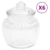 VidaXL Vorratsgl?ser 6 Stk. 500 Ml Glas -Kuechengeschirr a1c713bcfac5a9d4b9c4d28de4bda447