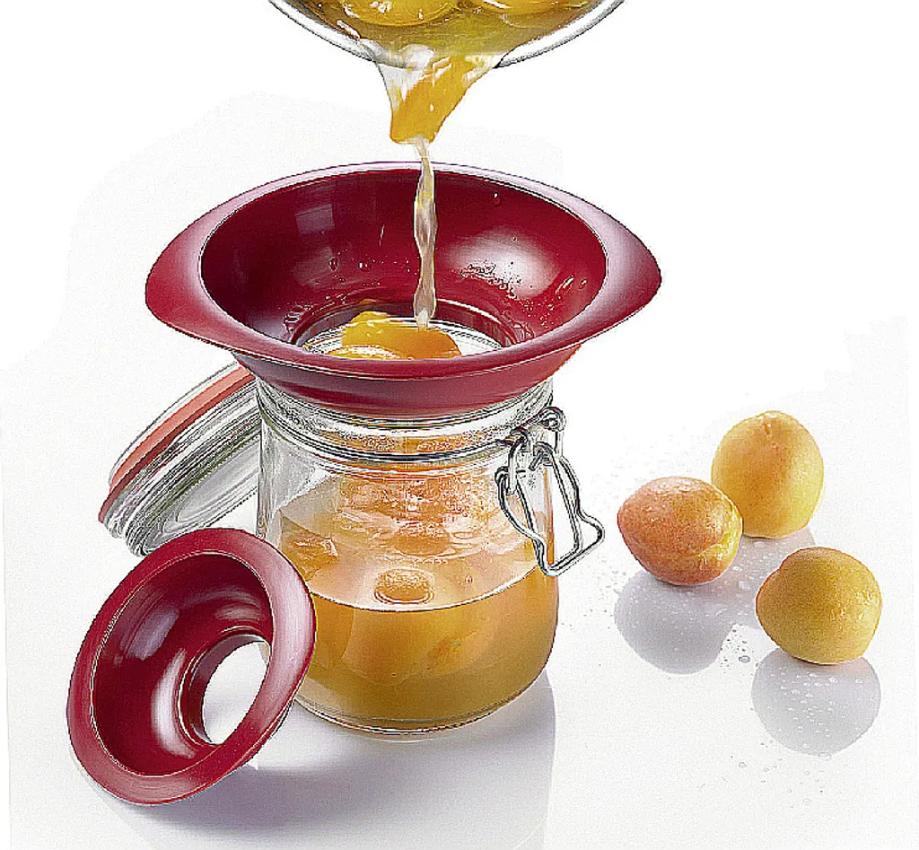 Westmark 1155 2270 Einmachtrichter 'Twix', Rot, 2-teilig (1 Set) 8 Westmark 1155 2270 Einmachtrichter 'Twix', Rot, 2-teilig (1 Set) – Bild 6