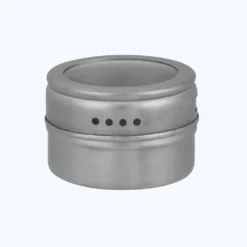 Fackelmann Magnetische Gewürzdose, Vorratsdose Mit Streuöffnungen, Aufbewahrungsdose Aus Edelstahl (Farbe: Silber/Transparent), Menge: 1 Stück -Kuechengeschirr a389fa818bb6103c85e215b5581763a8