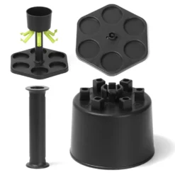 6 Schuss Glas Spiele Spender Wein Whisky Bier Wein Schnaps Spender Bar Zubehör Party Spiele Trinken Tools Glas Spender -Kuechengeschirr a48a73c0a272f30457c4babbf72daee6