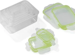 Frischhaltedosen Set Klick-It Gefrierdosen Lunchbox Brotdose Dose 14 Tlg. Klar -Kuechengeschirr a6960cfd563b0cd1645f54af06850211