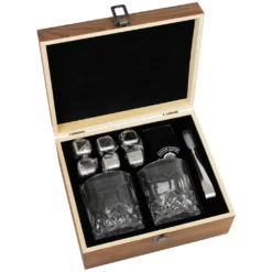Whisky Geschenk-Set Mit 2 Gläsern, Eiswürfeln Aus Edelstahl, Zange, Samtbeutel In Einer Schönen Holzbox 21 Whisky Geschenk-Set Mit 2 Gläsern, Eiswürfeln Aus Edelstahl, Zange, Samtbeutel In Einer Schönen Holzbox -Kuechengeschirr a7370374f663eab5310c55346d82fcaa