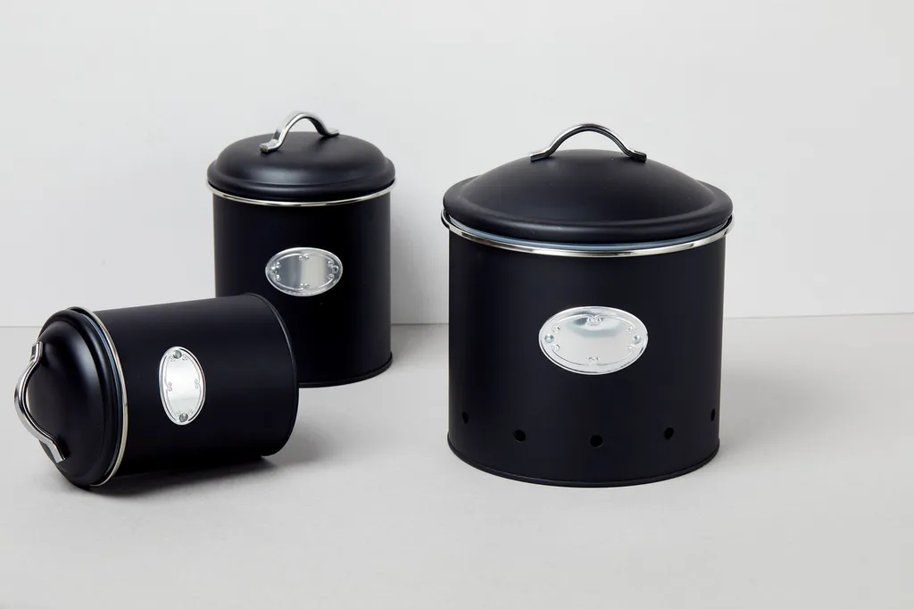 Wenko Aufbewahrungsdose Nero Mit Löchern 4 L 8 Wenko Aufbewahrungsdose Nero Mit Löchern 4 L – Bild 6