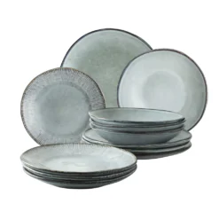 Dutch Rose Giftset 12 Delig Servies Blauw