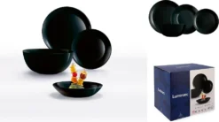 Geschirr Luminarc 9311622 Schwarz Gehärtetes Glas (19 Pcs) 19 Geschirr Luminarc 9311622 Schwarz Gehärtetes Glas (19 Pcs) -Kuechengeschirr aa22e58097d5b006acbf27a2a292fef5