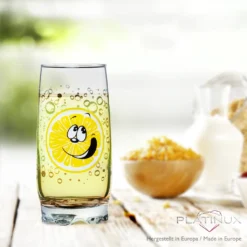 Trinkgläser Mit Lustigen Fruchtgesichtern 350ml (max. 400ml) Set 6 Teilig Aus Glas Bunt -Kuechengeschirr aa4ec4367c578d656cf4d26b72df0f76