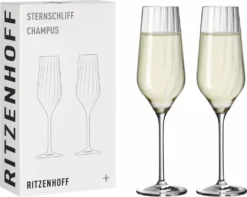 Sternschliff Champusglas-Set #2 Von Ritzenhoff Design Team -Kuechengeschirr aa62b782771b314f31d7442fc196a778