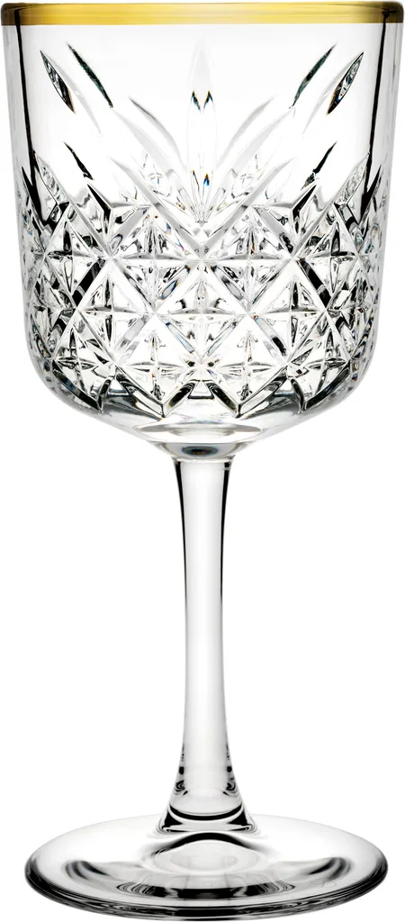 Pasabahce Timeless Golden Touch Kelchgläser 4er Set, Weingläser, 330ml 3 Pasabahce Timeless Golden Touch Kelchgläser 4er Set, Weingläser, 330ml