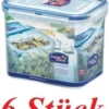Lock & Lock Frischhaltedosen Set 6-teilig HPL812 Je 1,0 Liter -Kuechengeschirr ae9cba13130dceadd8fa9b191efcb821