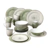WELLCO Kombiservice Pur 24teilig Grün/grau