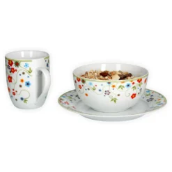 Van Well Frühstücksset 18-tlg. Für 6 Personen Serie Vario Porzellan - Farbe Wählbar, Farbe:flowers 8 Van Well Frühstücksset 18-tlg. Für 6 Personen Serie Vario Porzellan - Farbe Wählbar, Farbe:flowers -Kuechengeschirr b0bd73b164a23b9f3593fcb8eecf5321