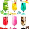 Cocktailgläser Set 6 Stück 400ml (max. 470ml) Longdrinkgläser Bargläser Hurricane Groß (Bunt) 2 Cocktailgläser Set 6 Stück 400ml (max. 470ml) Longdrinkgläser Bargläser Hurricane Groß (Bunt) -Kuechengeschirr b1d6a6a70c0e35665f405f8356c31d72