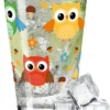 Leonardo Wasserglas Mit UV-Druck "Eulen" - Für Kinder Im 360° Design -Kuechengeschirr b29b7e75175b322f6ba52e1a47cde333