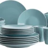 Mäser 931770 Kombiservice Elissa Für 6 Personen, Steinzeug, Türkis (1 Set, 24-teilig) -Kuechengeschirr b547b5771d9e31e6df8378610f15804f