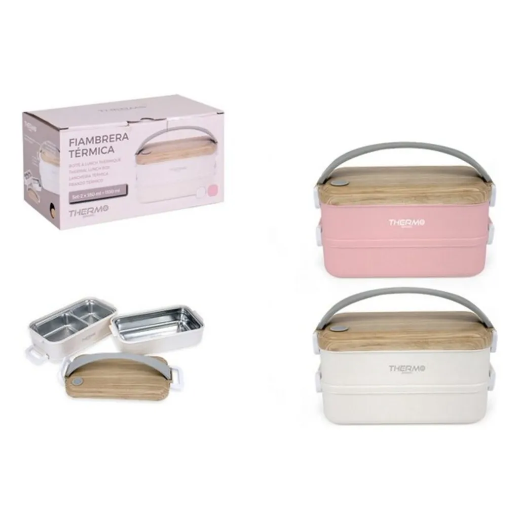 Lunchbox ThermoSport Thermal Rechteckig (2 X 550 Ml) 4 Lunchbox ThermoSport Thermal Rechteckig (2 X 550 Ml) – Bild 2