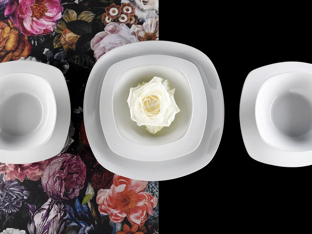 CreaTable 13915 Kombiservice Square Für 4 Personen, Porzellan, Weiß (1 Set, 16-teilig) 7 CreaTable 13915 Kombiservice Square Für 4 Personen, Porzellan, Weiß (1 Set, 16-teilig) – Bild 5