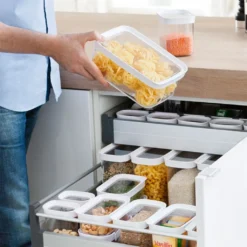 Emsa Trockenvorratsdose OPTIMA 0,45 Liter Transparent / Weiß 30 Emsa Trockenvorratsdose OPTIMA 0,45 Liter Transparent / Weiß -Kuechengeschirr bc61f5fced44d2667068ea1ebee71b48