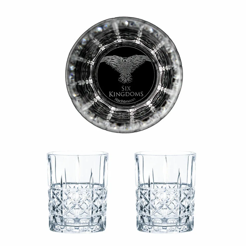 Nachtmann Game Of Thrones Whiskygläser Set The Six Kingdoms, Dreiäugiger Rabe, Graviertes Whiskyglas, GoT, 2 Stück, Kristallglas, 345 Ml 3 Nachtmann Game Of Thrones Whiskygläser Set The Six Kingdoms, Dreiäugiger Rabe, Graviertes Whiskyglas, GoT, 2 Stück, Kristallglas, 345 Ml