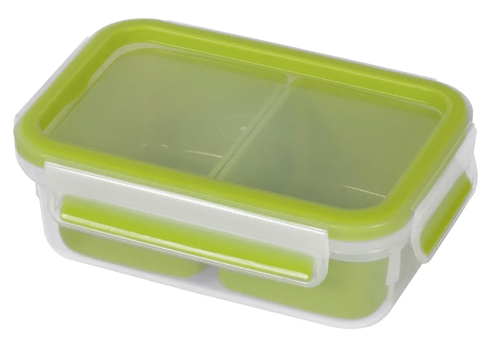 Emsa Snackbox CLIP & GO 0,55 Liter Transparent / Grün 7 Emsa Snackbox CLIP & GO 0,55 Liter Transparent / Grün – Bild 5