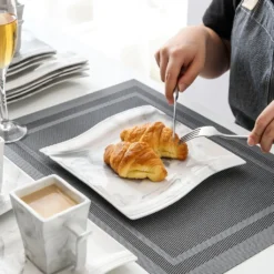 MALACASA, Serie Flora, 36 Tlg. Marmor Porzellan Kaffeeservice Geschirrset Mit 12 Kuchenteller, 12 Tasse 220ml, 12 Untertasse Für 12 Personen -Kuechengeschirr be9e15e16d55a52d6dd10e6a2489ddb1