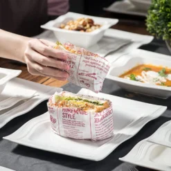 MALACASA, Serie Mario, 28-teilig Kombiservice Aus Porzellan Geschirrset Mit Je 6 Schalen, 6 Dessertteller, 6 Suppenteller, 6 Speiseteller, 2 Rechteckige Platten Und 2 Salz- Und Pfefferdosen -Kuechengeschirr bfbaf99c21e43e284a7a7a3a9659ab71