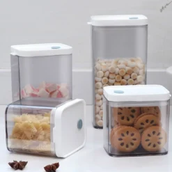 Vorratsbehälter Für Lebensmittel Quadratischer Vorratsbehälter Aus Kunststoff Aus Kunststoff (1500 Ml) 1 Stk -Kuechengeschirr c07204fb34c7fa51d6b2bef2fb0b3c90