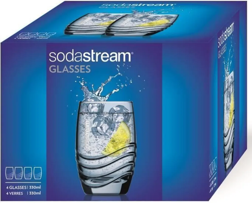 Sodastream Trinkglas 4er-Pack, Passend Zu Sodastream-Glaskaraffen 6 Sodastream Trinkglas 4er-Pack, Passend Zu Sodastream-Glaskaraffen – Bild 4