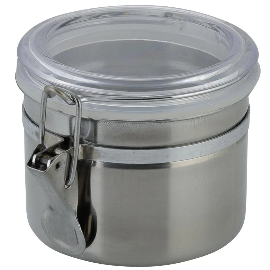 AXENTIA Edelstahl Vorratsdose 500 Ml, Ø 10 X H8 Cm, Mit Kunststoff Deckel Und Silikon Dichtungsring, Aufbewahrungsdose, Aufbewahrungsbox 3 AXENTIA Edelstahl Vorratsdose 500 Ml, Ø 10 X H8 Cm, Mit Kunststoff Deckel Und Silikon Dichtungsring, Aufbewahrungsdose, Aufbewahrungsbox