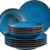 Mäser 931946 Tafelservice Ossia Für 6 Personen, Steinzeug, Blau (1 Set, 12-teilig) -Kuechengeschirr c1f379d31ca5ac142b5f9abdf6e6a9f6