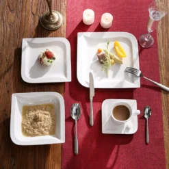 MALACASA, Serie Joesfa, 30 Tlg. Cremeweiß Porzellan Geschirrset Kombiservice Tafelservice Im Eleganten Design Mit Je 6 Tassen, 6 Untertassen, 6 Dessertteller, 6 Suppenteller Und 6 Speiseteller 18 MALACASA, Serie Joesfa, 30 Tlg. Cremeweiß Porzellan Geschirrset Kombiservice Tafelservice Im Eleganten Design Mit Je 6 Tassen, 6 Untertassen, 6 Dessertteller, 6 Suppenteller Und 6 Speiseteller -Kuechengeschirr c2a27e85bb6d2766010fa860d83de4fb