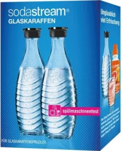 SodaStream Glaskaraffen 0,6 Liter Im 2er-Pack, 764997 -Kuechengeschirr c2babd52423b0e82930c4852cd1fd4ff