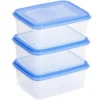 Club Cuisine Gefrierdose 1,2L 3er-Set Transparent Blau -Kuechengeschirr c3e048473df5146d72763b9b2157b2a9