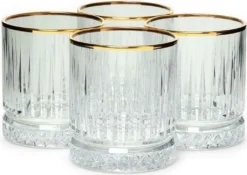 Pasabahce ELYSIA 520004 4er Set Wassergläser Kurz 355 Ml Wassergläser Softdrink