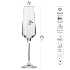 KROSNO Avant-Garde Sektgläser, 6er-Set, 180 Ml -Kuechengeschirr c51ecca0559cf266b627f8ff7dc63e1a