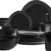 Mäser 931730 Kombiservice Glendale Für 4 Personen, Steinzeug, Schwarz (1 Set, 16-teilig) 2 Mäser 931730 Kombiservice Glendale Für 4 Personen, Steinzeug, Schwarz (1 Set, 16-teilig) -Kuechengeschirr c6546ca47c9b0555e8de378fd363dffd