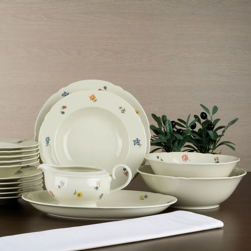 Seltmann Marie Luise Elfenbein 44714 Tafelservice 12 Tlg Porzellan 8 Seltmann Marie Luise Elfenbein 44714 Tafelservice 12 Tlg Porzellan – Bild 6