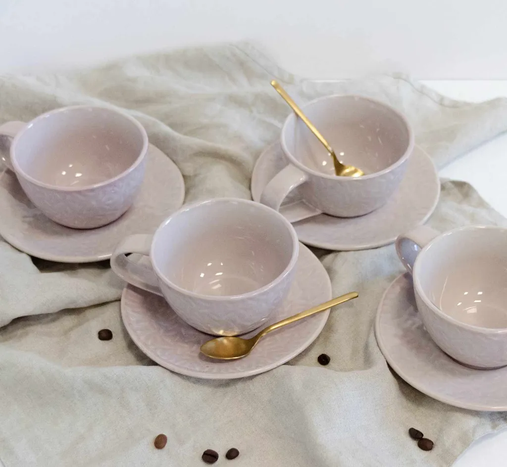 Leonardo MATERA Cappuccino Set Grün 8-teilig 5 Leonardo MATERA Cappuccino Set Grün 8-teilig – Bild 4